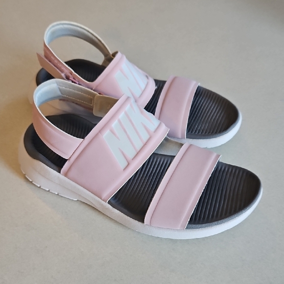 Nike Pink And Gray Sandals - Picture 1 of 11